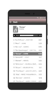 70s 80s Love Songs MP3 android App screenshot 2