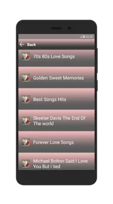 70s 80s Love Songs MP3 android App screenshot 4